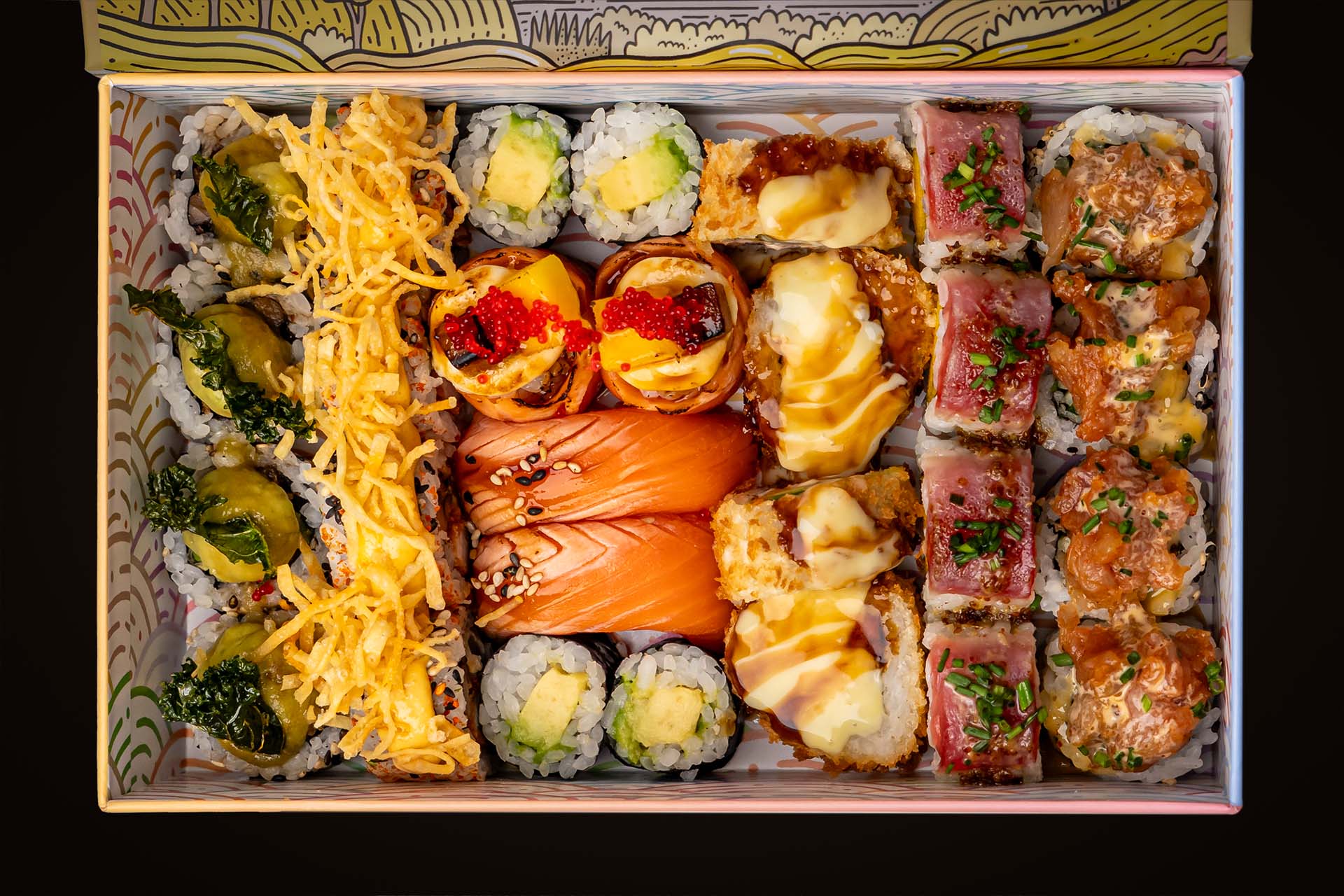 72 kilos x Sibuya Sushi Box